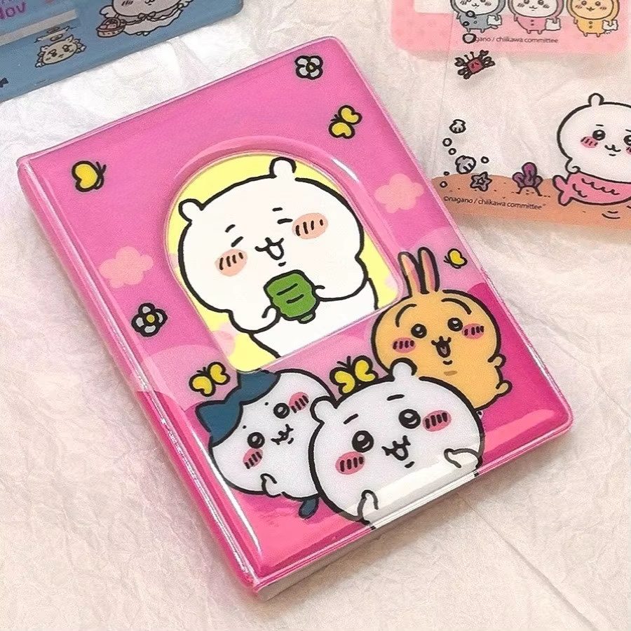 Board Game Book - Kawaii Chiikawa 3-inch Photocard Album Cute