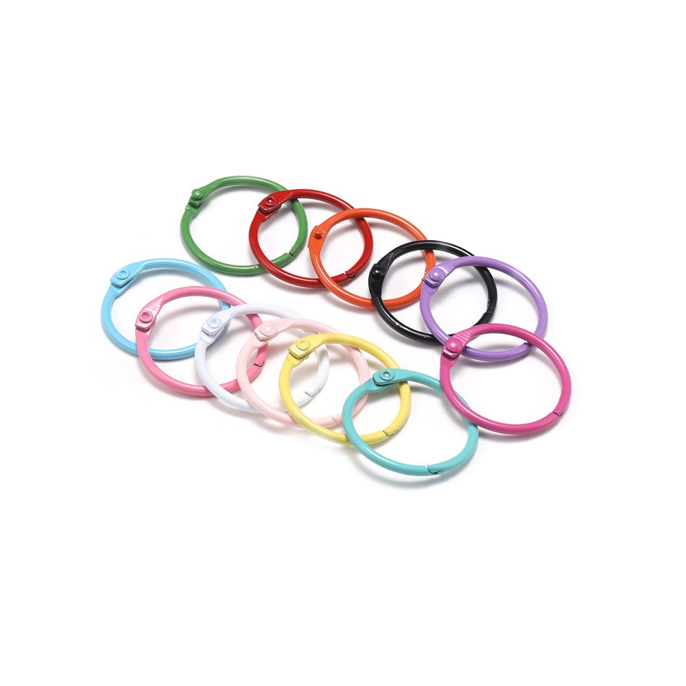 Board Game Book - 10pcs 30mm Card Ring Loose-leaf Ring