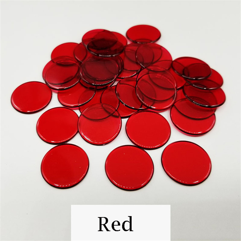 100pcs 19mm Transparent Chips  - Board Game Hegemony review and price