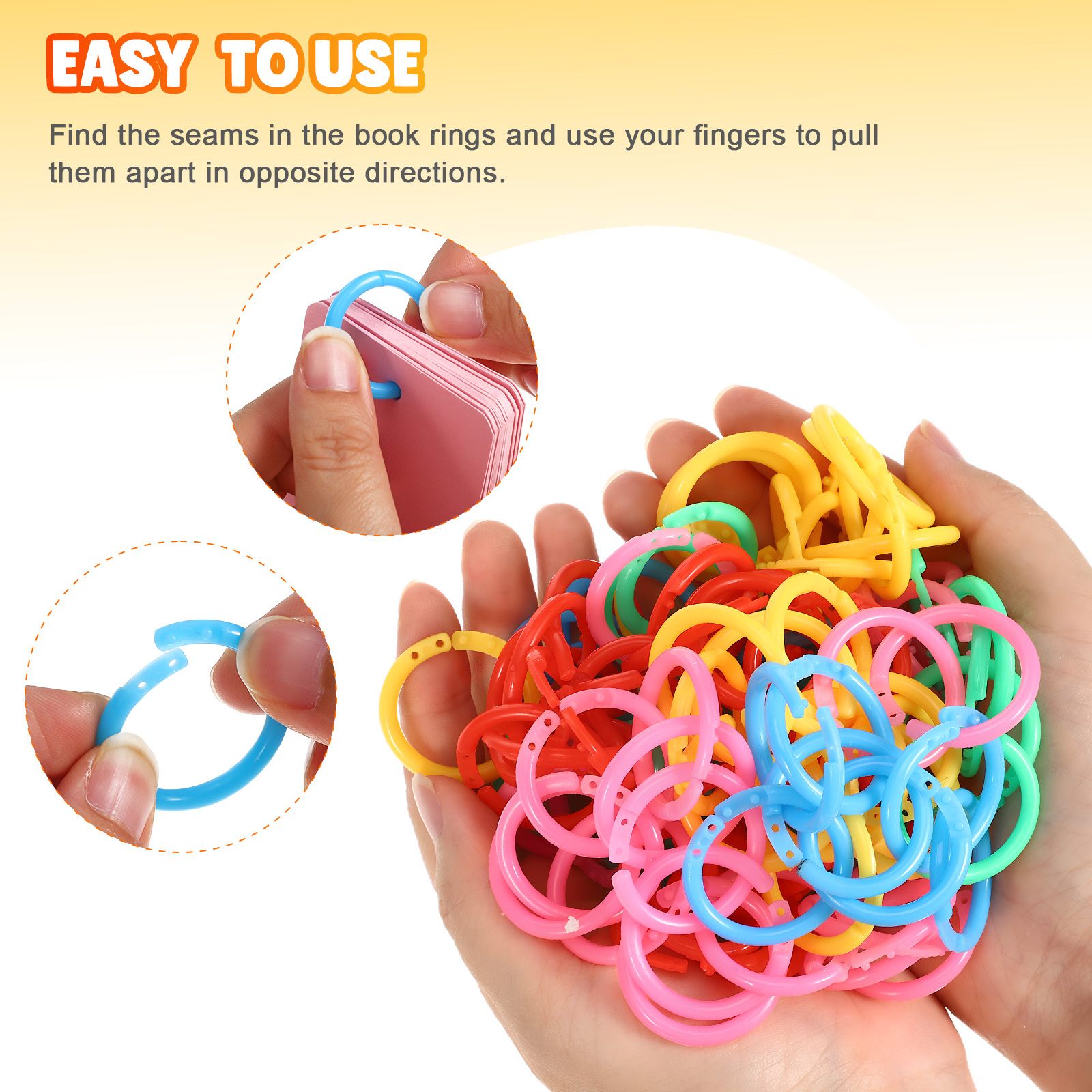 120Pcs Binding Rings Plastic B - Board Game Book review and price