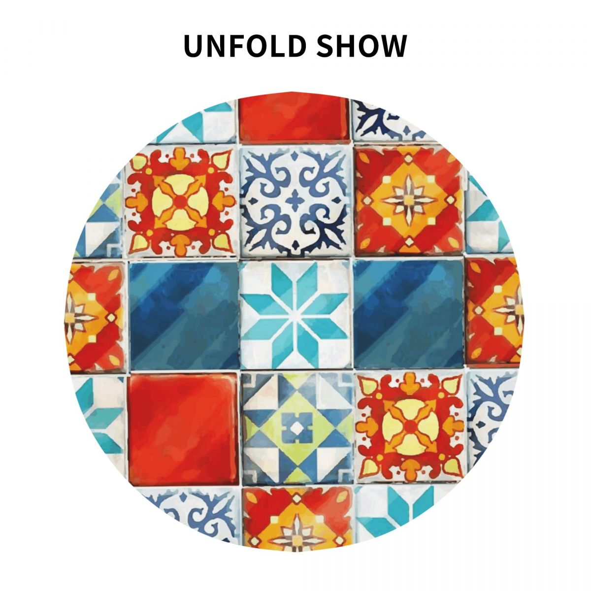 Colorful Azulejos Tiles From A - Board Game Azul review and price