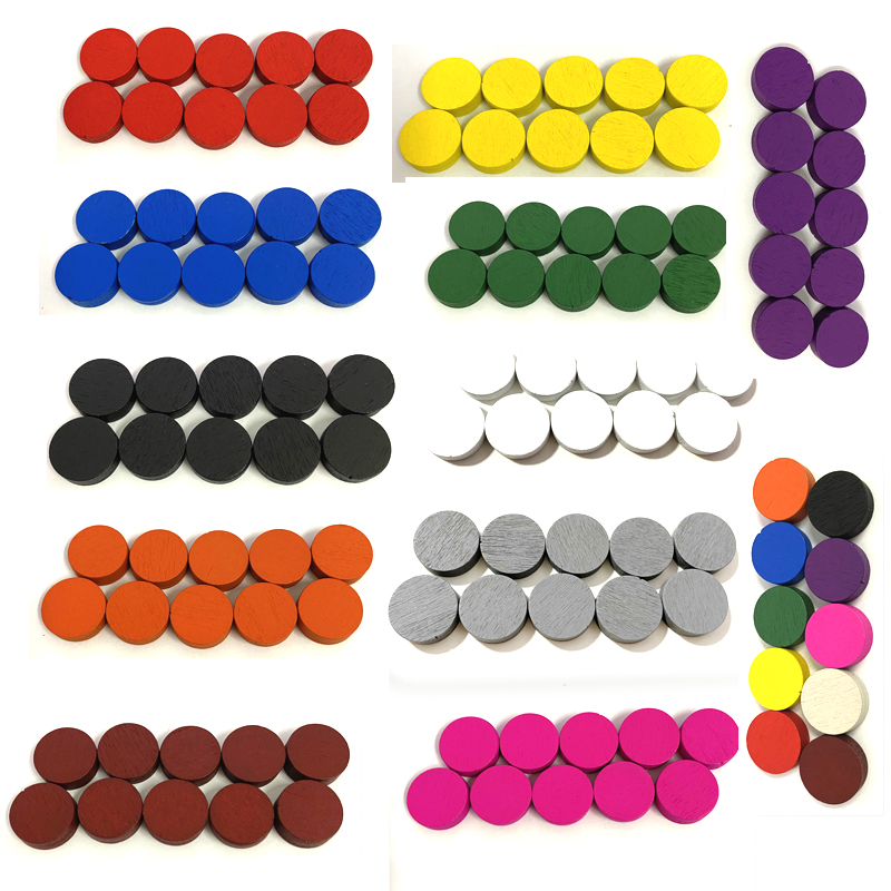 100pieces Diameter 15*5MM Wood - Board Game Hegemony review and price
