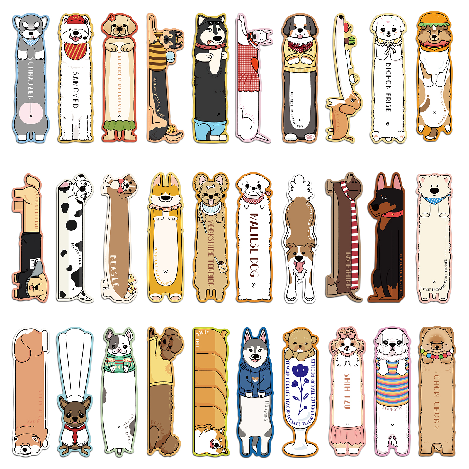 30PCS Reading Dog Theme Bookma - Board Game Book review and price