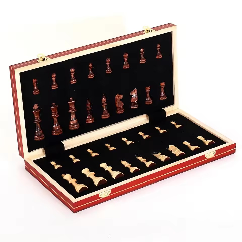 Folding Wooden Portable Chess  - Board Game Yearbook review and price