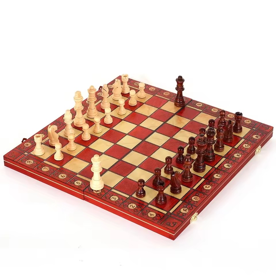 Folding Wooden Portable Chess  - Board Game Yearbook review and price