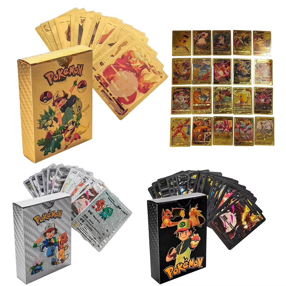 55PCS Pokemon Cards Vmax GX Go - Board Game English review and price