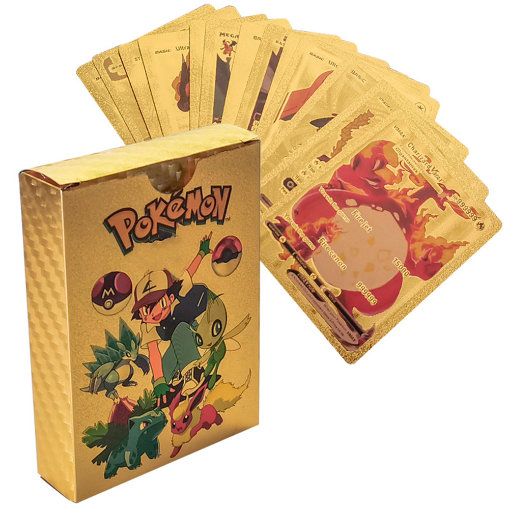 55PCS Pokemon Cards Vmax GX Go - Board Game English review and price