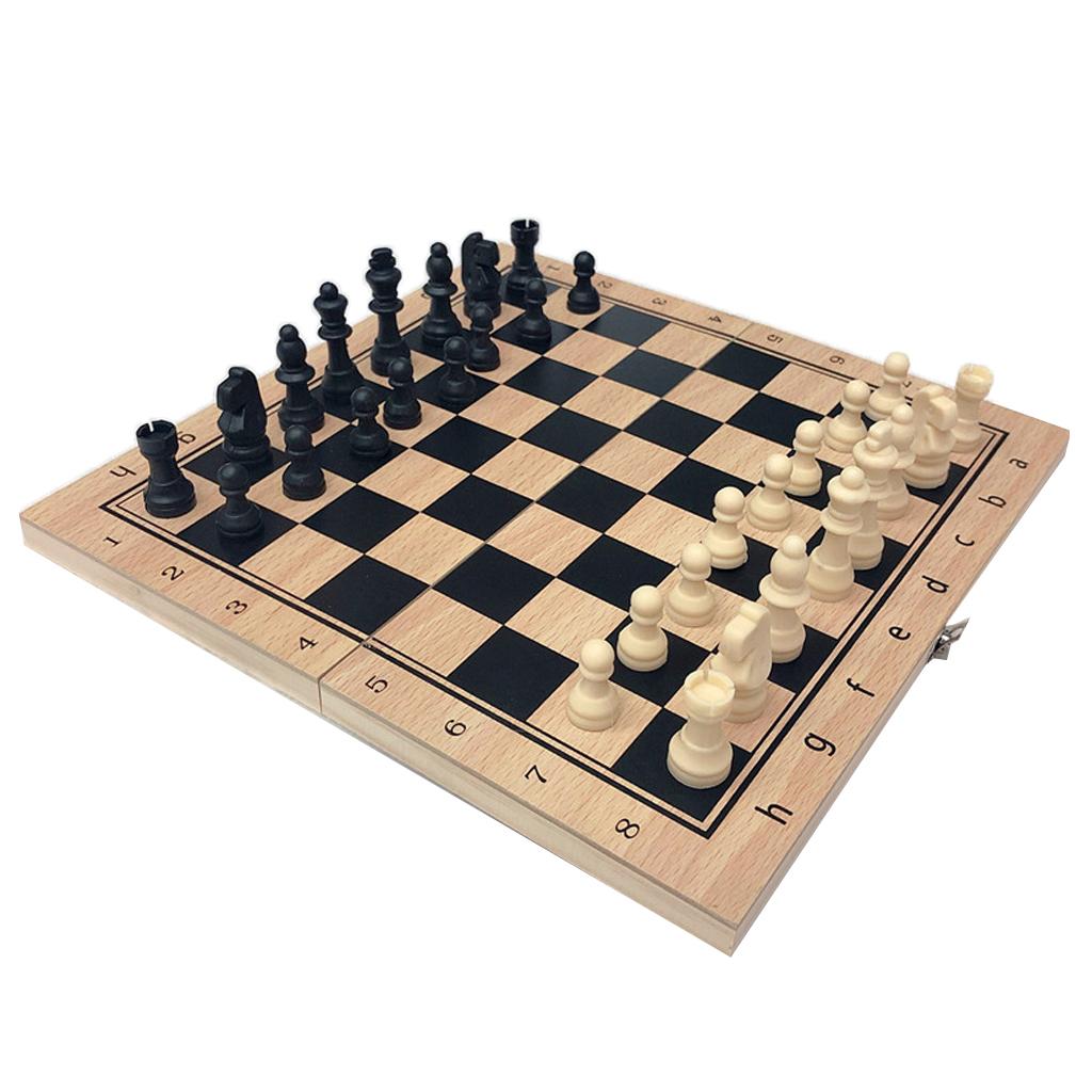 Chess Set 3 in 1 Checkers Clas - Board Game Quacks review and price