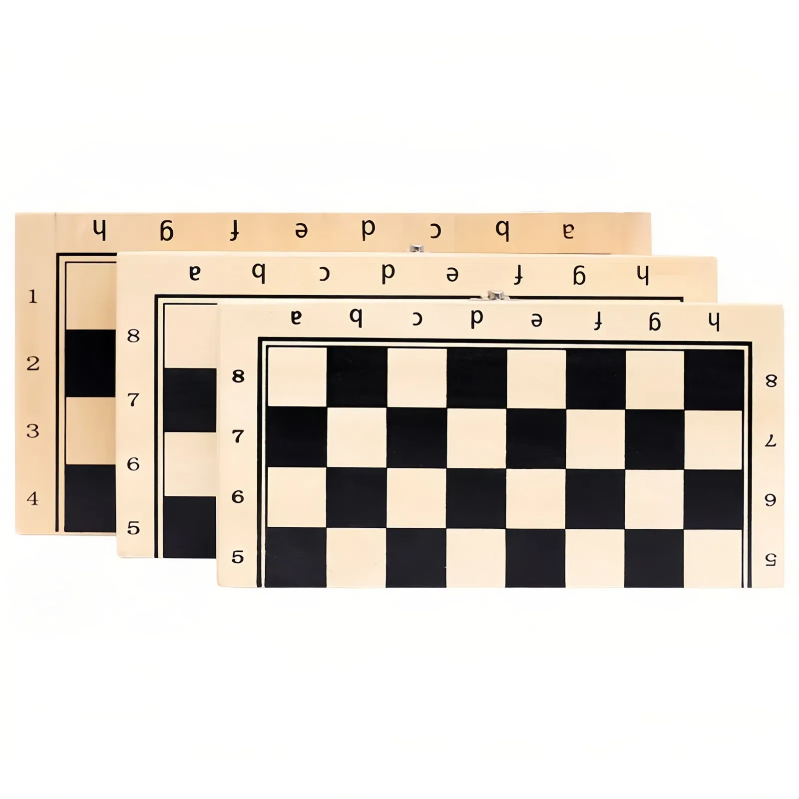 Chess Board Three In 1 Wooden  - Board Game Yearbook review and price