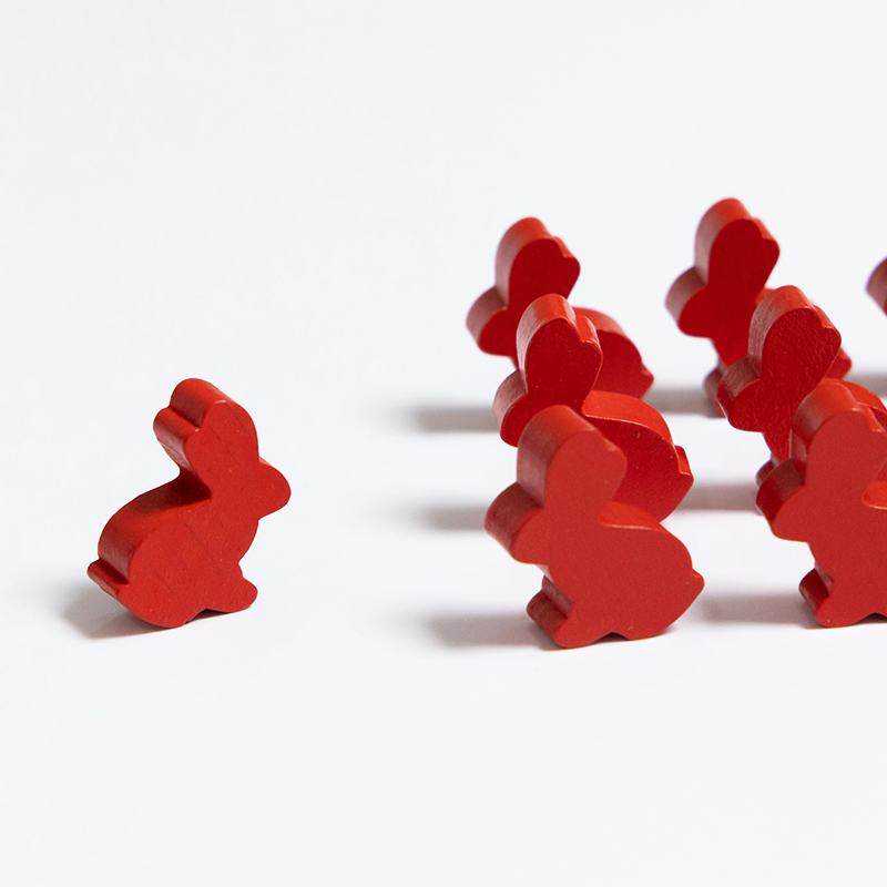 100PCS Cute Rabbit Meeple, 25m - Board Game Hegemony review and price
