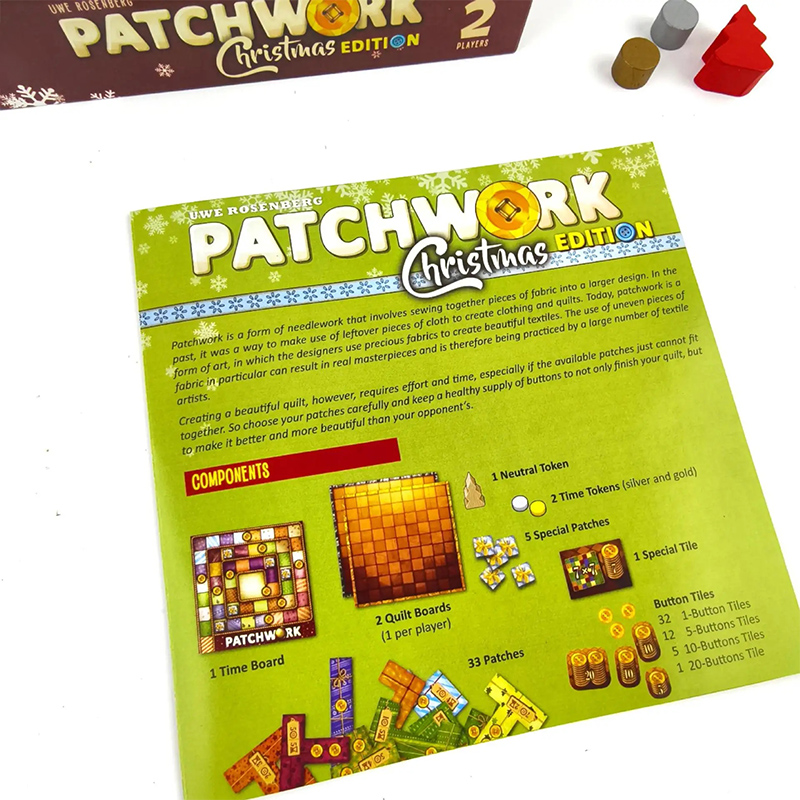 New Patchwork Christmas Board  - Board Game Azul review and price