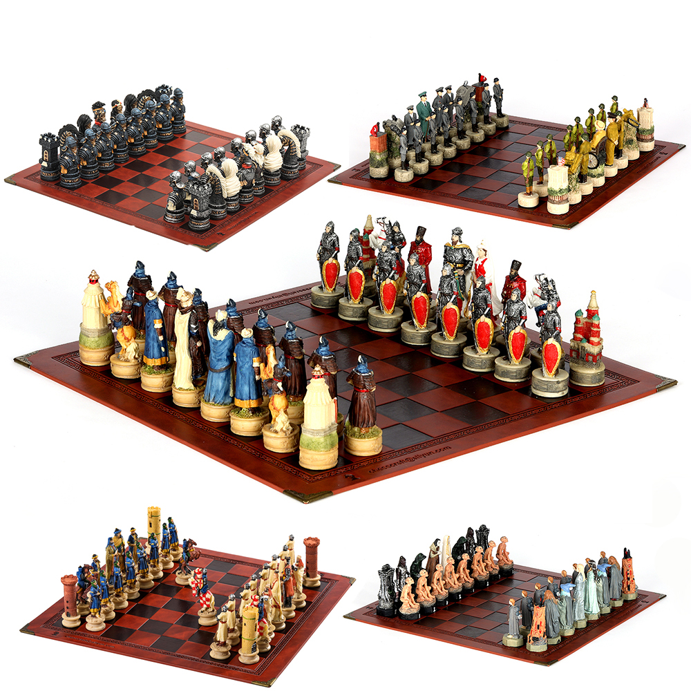 War-themed Chess Set Genghis K - Board Game Yearbook review and price